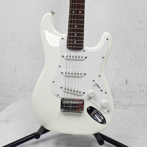 Used Squier Mini S Type Electric Guitar White 6-String 40042-S000252704