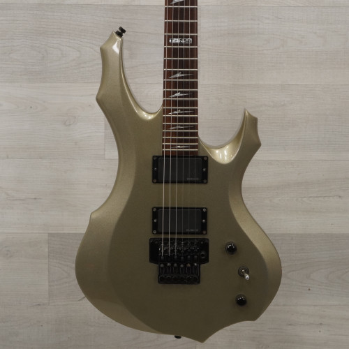 Vist Large View of Product Image Which is Used LTD F-250 Double Cut Electric Guitar Silver 40015-S000322233
