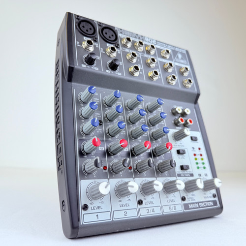  Used Behringer Xenyx 802 8-Input 2-Bus Audio Mixer 41121-S000049852