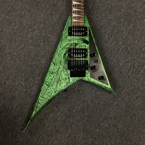 Vist Large View of Product Image Which is Used Jackson RR3 SWIRL Pointy Electric Guitar Custom Graphics 6-String 40111-S000184204