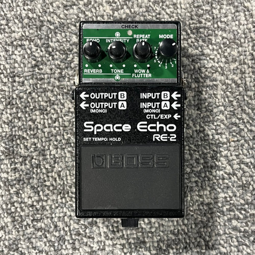Used BOSS RE-2 SPACE ECHO Guitar Pedal 41106-S000090022