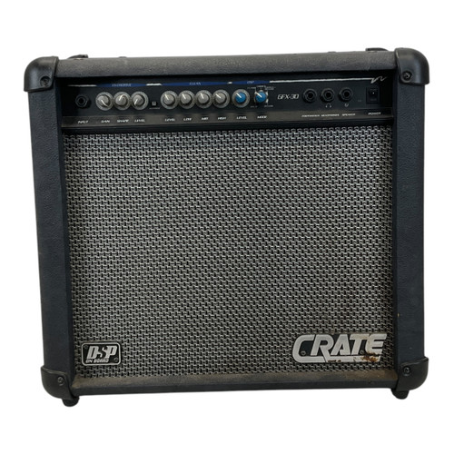 Used Crate GFX-30 1x12 Solid State Guitar Amplifier 41117-S000048325