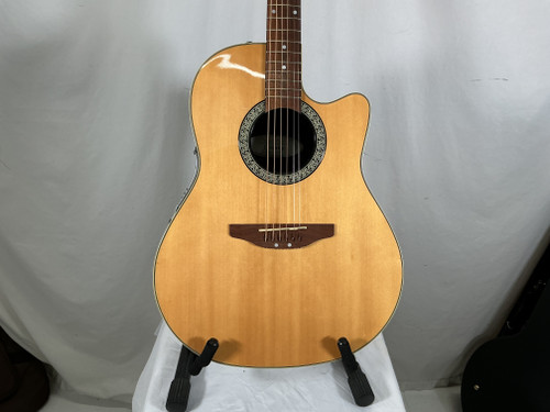 Used Ovation CELEBRITY CC-026 Solid Top Acoustic Guitar Natural 40012-S000297479