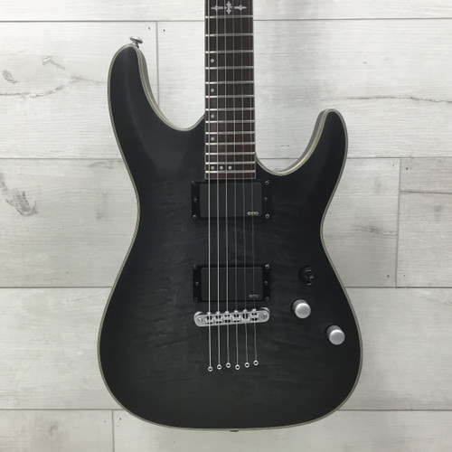 Vist Large View of Product Image Which is Used Schecter C-1 Platinum Active Pickups Electric Guitar Black 6-String 40051-S000113478