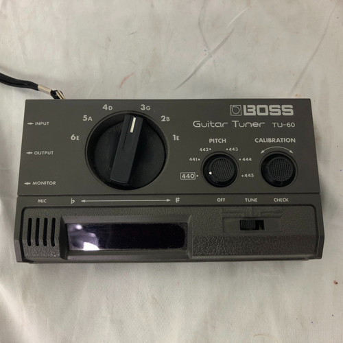 Used Boss TU-60 Instrument Tuner or Metronome 41128-S000103064