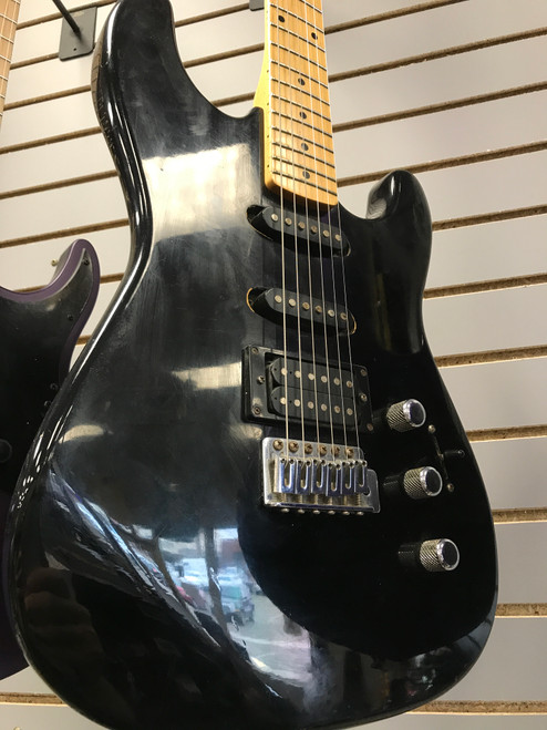 Used Squier MIK SQUIER II STRAT Vintage S Type Electric Guitar Black 6-String 41123-S000109709