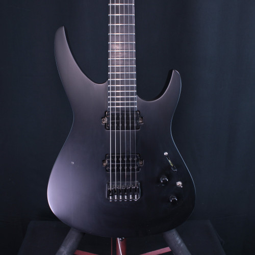 Used AGUDA RESIST SERIES 6ST SATIN BLACK Super S Electric Guitar Black 6-String 40123-S000126915