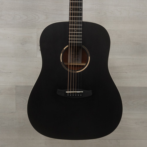 Used Tanglewood Blackbird Solid Top Acoustic Electric Guitar Black 40015-S000322525