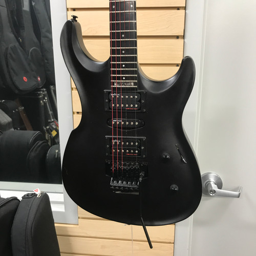 Vist Large View of Product Image Which is Used Switch STEALTH VIBRACELL Vintage Double Cutaway Electric Guitar Black 6-String 41125-S000038257
