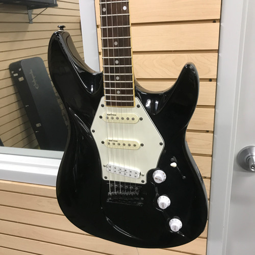 Vist Large View of Product Image Which is Used Switch VIBRACELL STRAV-II Vintage S Type Electric Guitar Black 6-String 41125-S000038258