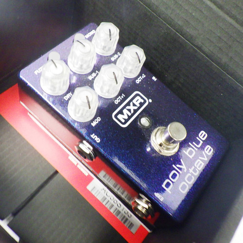 Used MXR POLY BLUE Octave Pedal 40042-S000253271