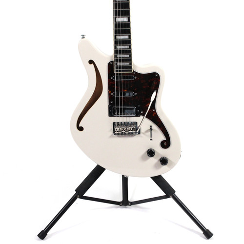 Vist Large View of Product Image Which is D'Angelico PREMIER BEDFORD SH Offset Double Cutaway Electric Guitar White 6-String