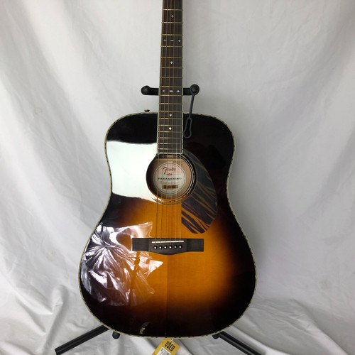 Used Fender PD-220E DREAD W/C Solid Top Acoustic Guitar Wood 41128-S000103254