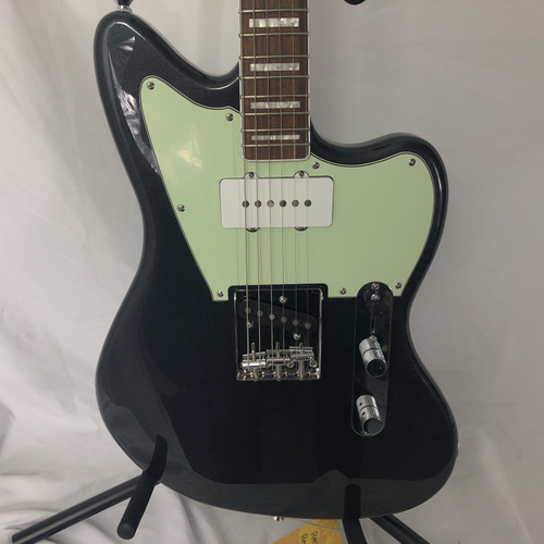 Used Squier PARANORMAL LIMITED EDITION OFF-SET TELE  Electric Guitar Black 6-String 41128-S000103262