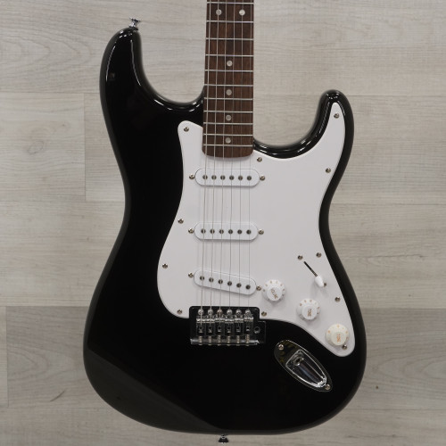 Used Squier Stratocaster Electric Guitar Black 40015-S000322889