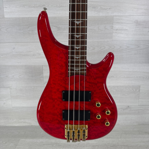 Vist Large View of Product Image Which is Used Tradition 4-string Bass Guitar - Red 40112-S000176181
