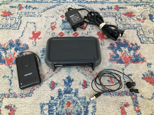 Used Shure PGX4/PGX1 LAVALIER MIC Wireless Microphone 41112-S000095816