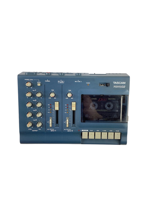 Vist Large View of Product Image Which is Used Tascam PORTA2 Cassette 4-Track Compact Recording Device 41115-S000110706