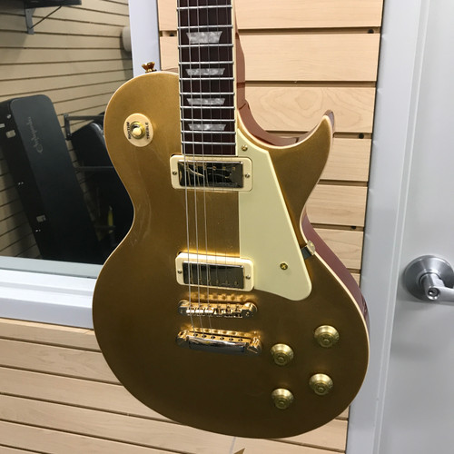 Used Vintage V100M GT LP Type Electric Guitar Goldtop 6-String 41125-S000038299