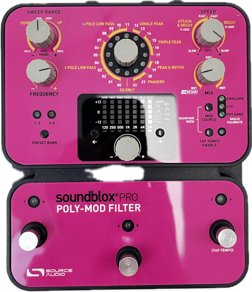 Used Source Audio SOUNDBLOX PRO POLY-MOD FILTER Multi-FX Pedal 41124-S000201546