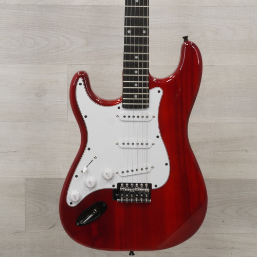 Used LYX PRO ODC SSS Electric Guitar Red 40015-S000323177