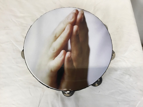 Used PRAYER TAMBOURINE Percussion Instrument 40012-S000298401