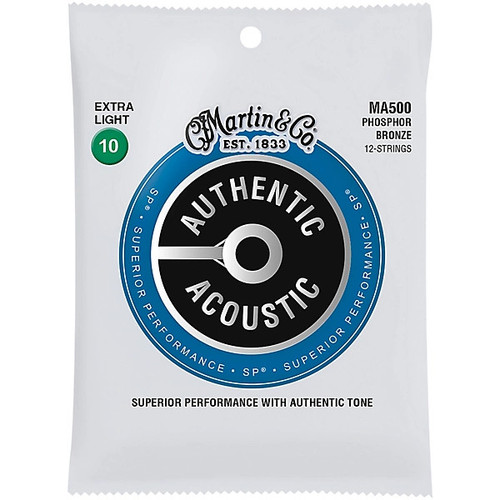 New MARTIN 12STR P.B. XLITE 40009-MID-M500