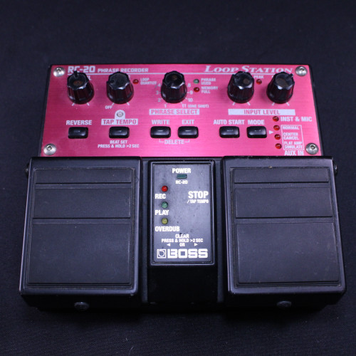 Used Boss RC-20 LOOPER W/ PWR Looper Pedal 40123-S000127404