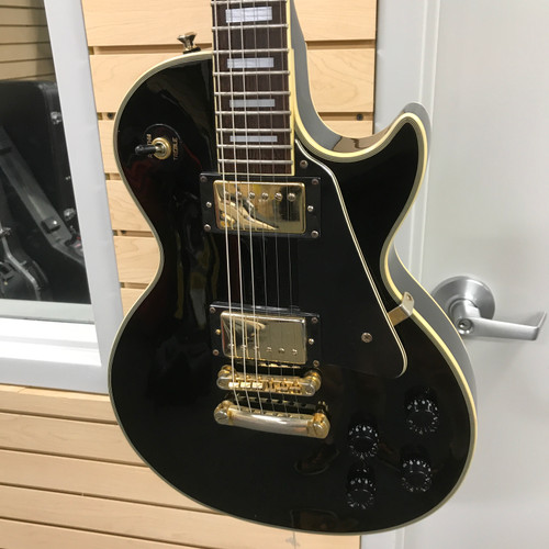 Used Epiphone LES PAUL CUSTOM LP Type Electric Guitar Black 6-String 41125-S000038362