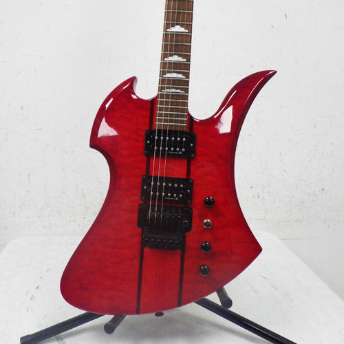 Used BC Rich Mockingbird N.J Neck Thru Electric Guitar Red 40042-S000253676
