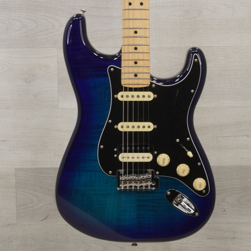 Used Fender Limited Edition Player Stratocaster Plus Electric Guitar Blue 40015-S000323241