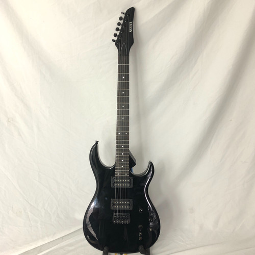 Used Kiesel DC127H Double Cut Electric Guitar Black 6-String 41128-S000103532