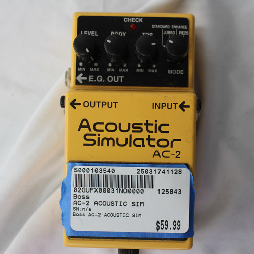 Vist Large View of Product Image Which is Used Boss AC-2 ACOUSTIC SIM FX Only Pedal