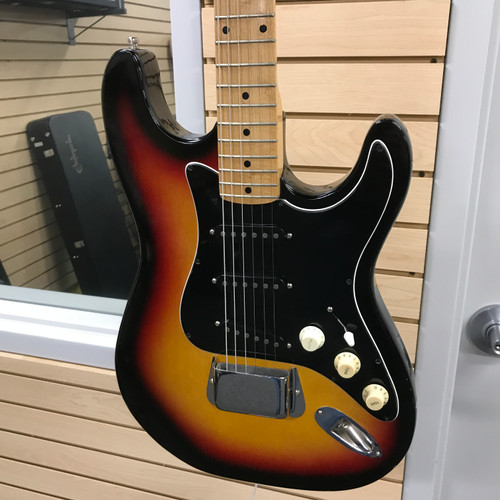 Used Hondo II HD-763 Vintage S Type Electric Guitar Cherry Sunburst 6-String 41125-S000038388
