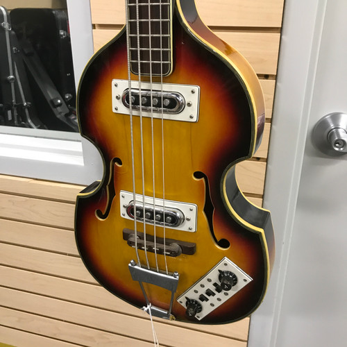 Used Greco 1960S GRECO VIOLIN BASS Vintage Bass Guitar Cherry Sunburst 4-String 41125-S000038395
