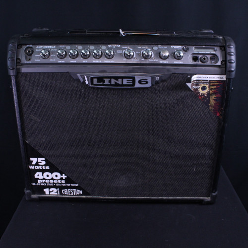 Used Line 6 SPIDER III 75 WATT GUITAR AMP 1 x 12 Solid State Amplifier 1 x 12 40123-S000127472