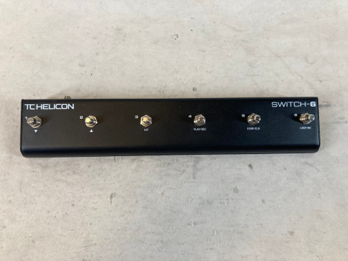 Used TC Helicon SWITCH-6 Pedal 41127-S000056108