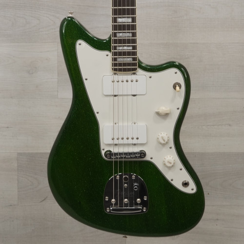 Used Electra Vox Guitar Lab Custom J-Master Electric Guitar Green 40015-S000323446