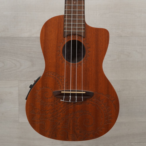 Used Luna TC MAH Electric Ukulele Wood 40015-S000323452