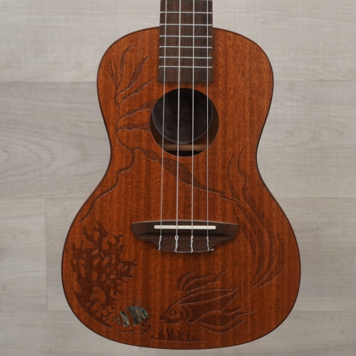 Used Luna Coral Concert Ukulele Wood 40015-S000323453