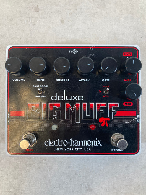Used Electro Harmonix (E/H) Big Muff Deluxe Fuzz Pedal 41127-S000056122