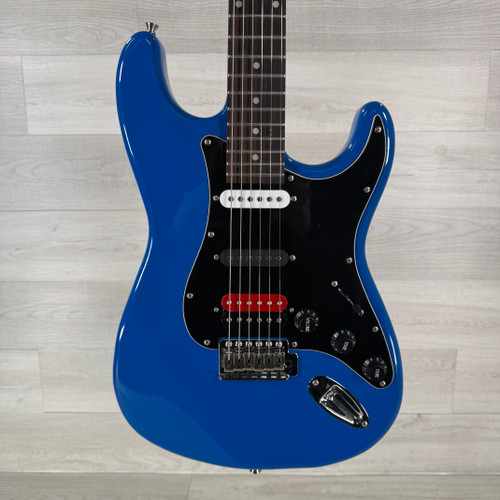 Vist Large View of Product Image Which is Used 6-string Electric Guitar - Blue 40112-S000176497