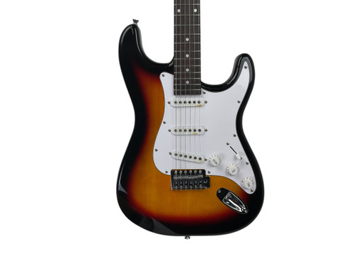 Vist Large View of Product Image Which is Used ROCKJAM S TYPE S Type Electric Guitar Sunburst 6-String 41120-S000032387