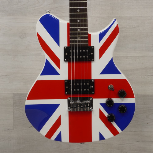 Used Lyon Def Leppard Union Jack Electric Guitar Custom Graphics 40015-S000323660