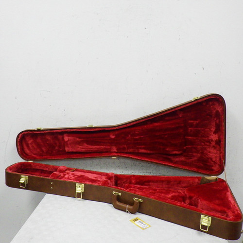 Used Gibson Flying V Original Brown Hardshell Guitar Case 40042-S000253984