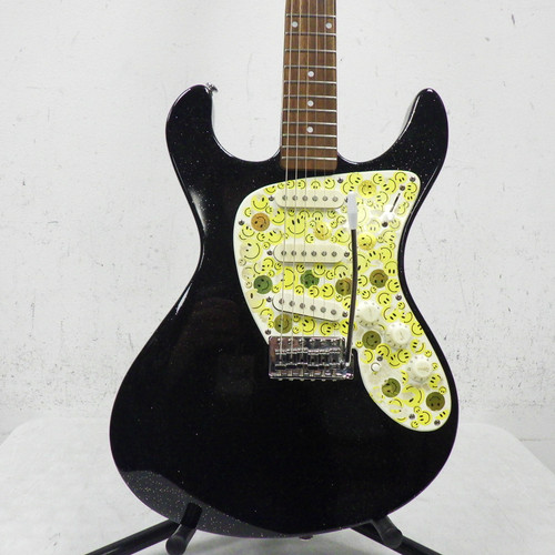 Used Danelectro Danoblaster Electric Guitar Black 40042-S000254006
