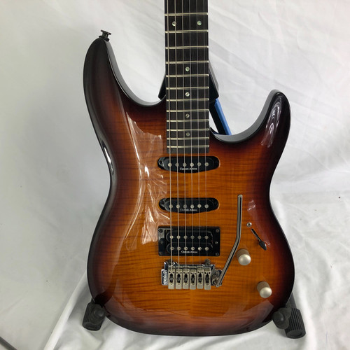 Used BRAWLEY CUSTOM Double Cut Electric Guitar Sunburst 6-String 41128-S000103660