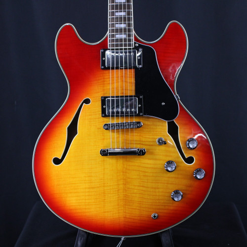 Used Sire LARRY CARLTON H7 Semi-Hollow Electric Guitar Cherry Sunburst 6-String 40123-S000127631