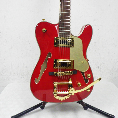 Used Firefly FFTL White Chicken Tribute Electric Guitar Red 40042-S000254098