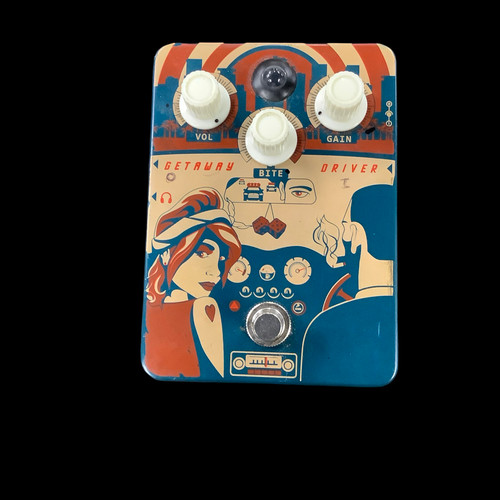 Used Orange GETAWAY DRIVER Distortion Pedal 40083-S000150789